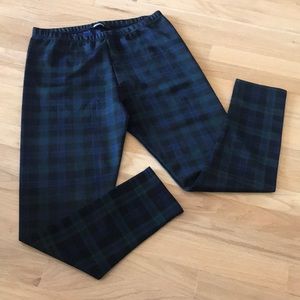 Plaid leggings